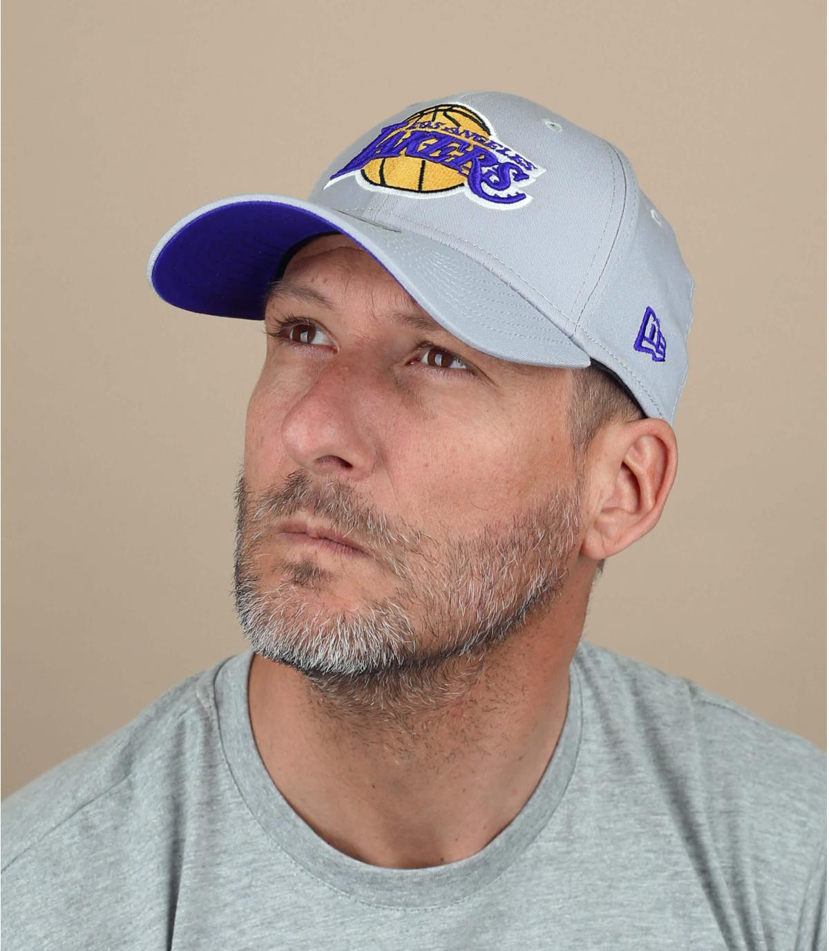 Cap Lakers grau Cap NBA Lakers 39Thirty gray